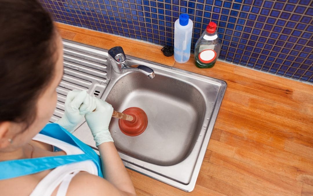 unclog your kitchen sink